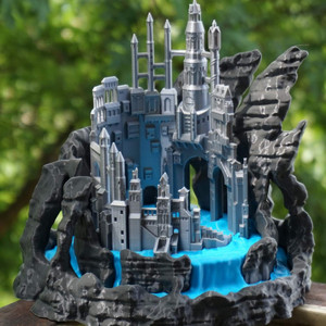游戏建筑漩涡城堡3D模型下载