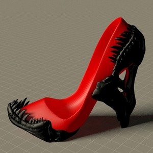 霸王龙高跟鞋3d模型下载
