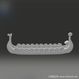 简易海盗船3d打印模型下载