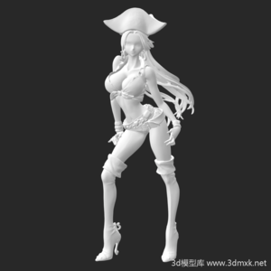 海贼王女帝波雅·汉库克3d打印模型下载stl