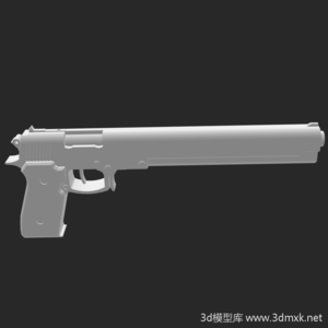 卡速尔454自动手枪3D打印模型免费下载