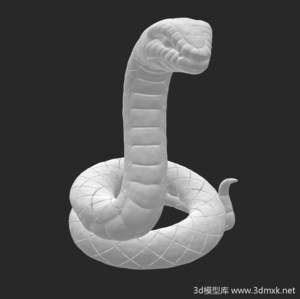 火影忍者通灵兽青蛇蟒蛇3d打印模型下载
