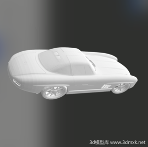 奔驰SL300级汽车3d打印模型stl文件下载