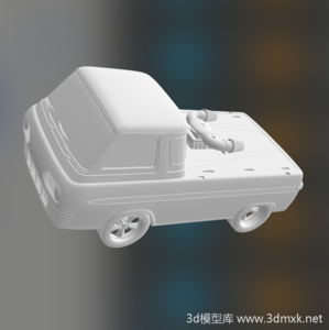 福特E100皮卡货车3d模型下载