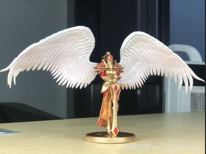LOL英雄联盟手办审判天使凯尔3d打印模型下载
