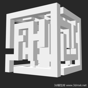三维立体迷宫3d打印STL格式模型下载